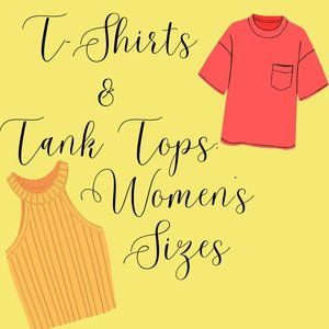 T-shirts and Tank Tops for Sale!! 🤗👚💗